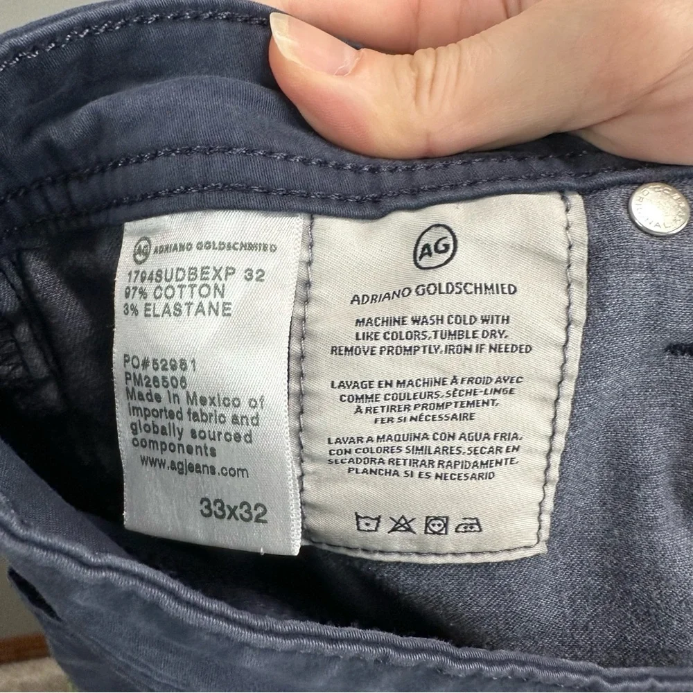 Adriano Goldschmied AG Jeans Everett SUD SUEDED Slim Straight Jeans